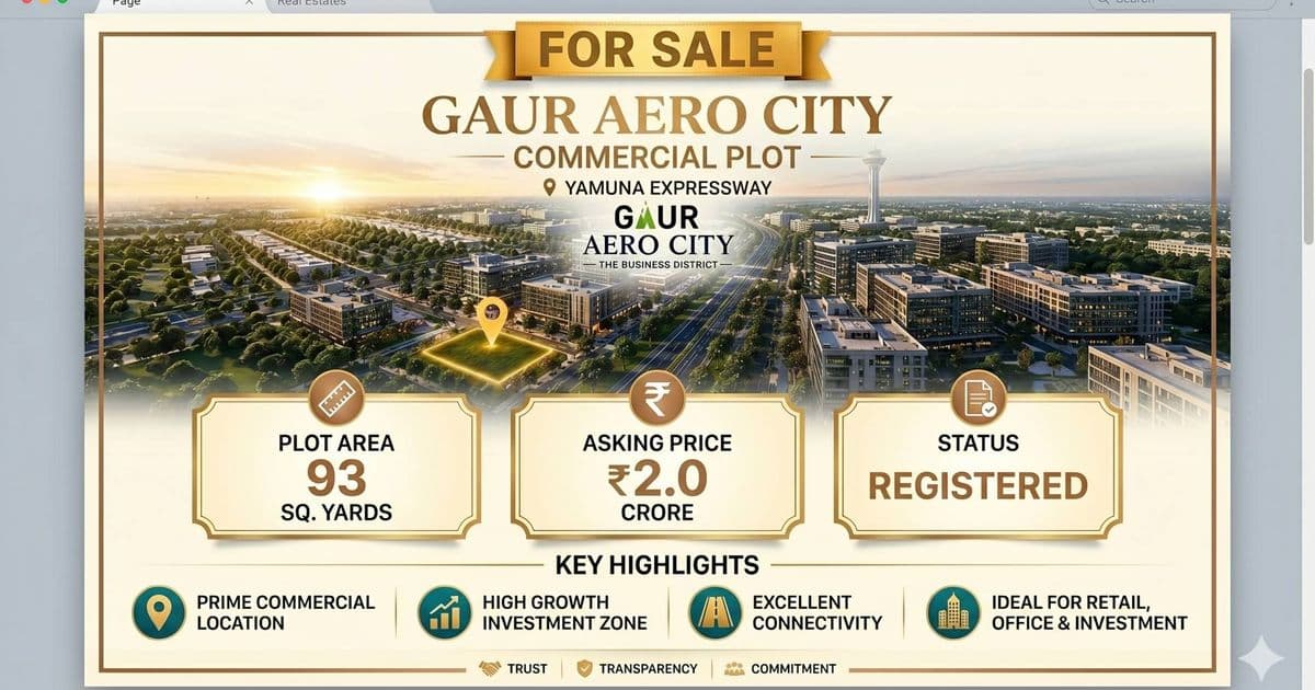 Prime Commercial Plot for Sale